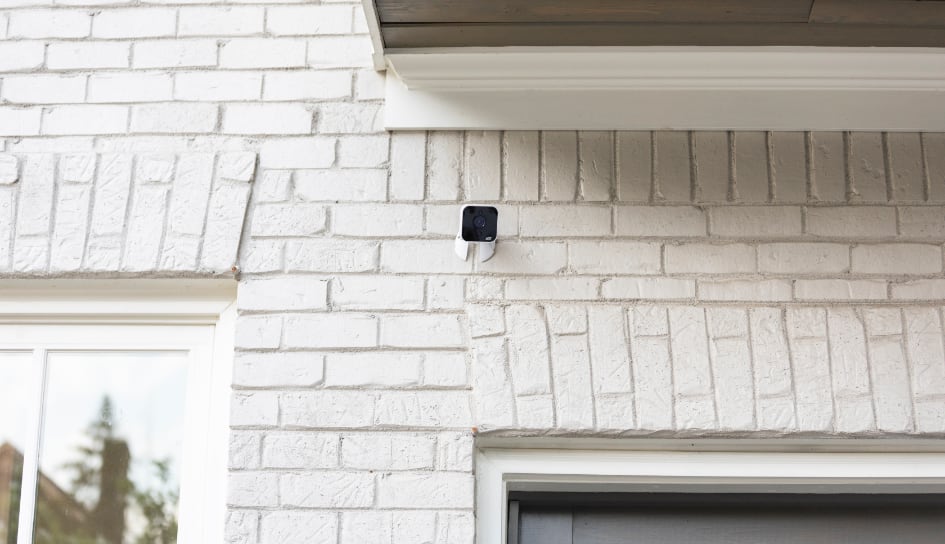 ADT outdoor camera on a Salt Lake City home